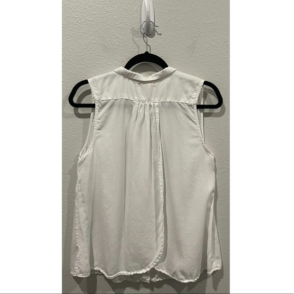 CLOTH AND STONE White Sleeveless Top - Picture 4 of 6